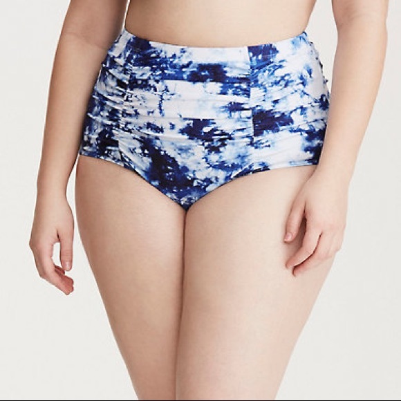 Torrid Tie Dye Ruched Bikini Bottoms 3